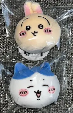 ちいかわ　ぽよよんおかおボールマスコット　 うさぎ　ハチワレのサムネイル