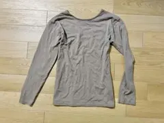 BEAMS HEART グレー 長袖Tシャツ