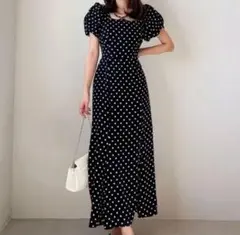 あき様専用【RESEXXY】バブルスリーブマーメイドワンピース　ブラック