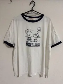 PEANUTS スヌーピー 半袖Tシャツ ホワイト L