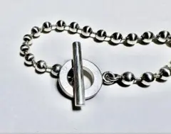 GUCCI グッチ ボールチェーン ブレスレット silver925 Tバー