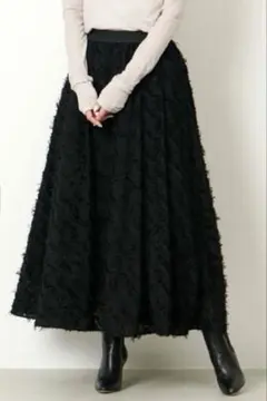 SALE‼︎【完売美品】MICA & DEAL千鳥柄ジャガードロングスカートのサムネイル