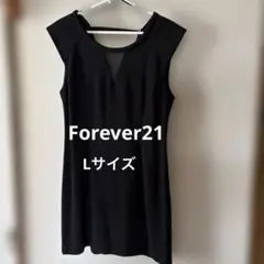 新品　Forever21 ノースリーブ ワンピース ブラック Lサイズ