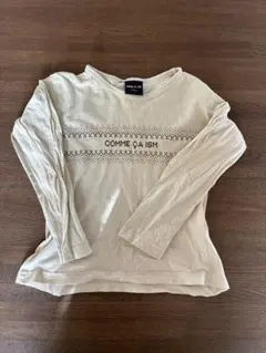 COMME CA ISM ベージュ 長袖カットソー
