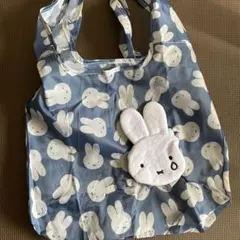 即購入可。ミッフィーふわふわフェイス形エコバッグ