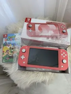 Nintendo Switch Lite ピンク　あつまれどうぶつの森