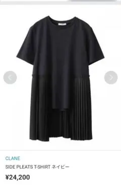 CLANE（クラネ）のSIDE PLEATS T-SHIRT
