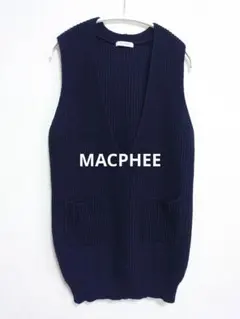 トゥモローランド　マカフィー　ジレ　サイズ36 ネイビー 楽天市場】トゥモローランド マカフィー（ベスト・ジレ｜トップス