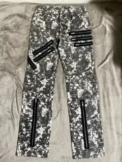 00s archive zip design camouflage pants