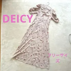 DEICY デイシー 花柄 パフスリーブ 半袖ワンピースのサムネイル