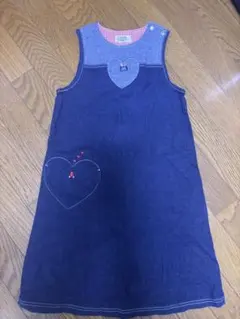 fdash ジャンバースカート 130cm デニムブルー