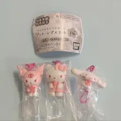 サンリオキャラクターズ ワントーンマスコット 桜　シナモロール　キティ　クロミ