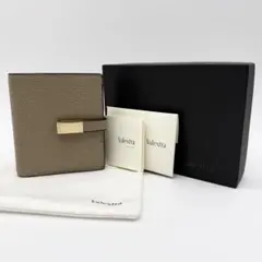 VALEXTRA ヴァレクストラ スナップ付き 二つ折り財布 6カード レザーのサムネイル