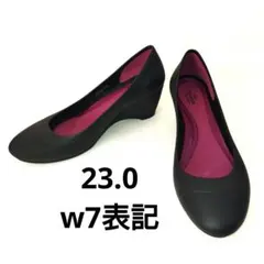 デュアルクロックスコンフォート W7表記 23.0cm ウェッジソールパンプスのサムネイル