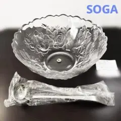 SOGA ガラスボウル 薔薇 お玉付きのサムネイル