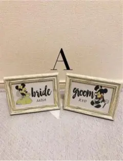 ディズニー　結婚式 受付サイン