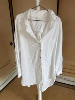Sea Room lynn ホワイト 長袖シャツ