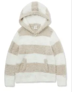 ジェラートピケ 2ボーダーパーカー ワンサイズルームウェア