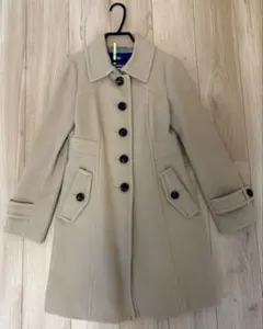 【最終値下】バーバリー　ブルーレーベル　ベージュ ロングコート（サイズ38）