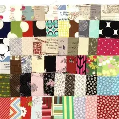 オルヌマン パッチワーク生地 カットクロスはぎれセット 6～7㎝60枚　③