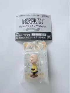 ◆PEANUTSパッケージミニチュアCollection◆チャーリー・ブラウン