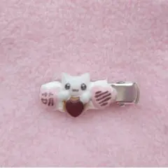 萌チョコプリン♥ヘアクリップ♥量産型 地雷 平成女児 ホイップデコ ピンク