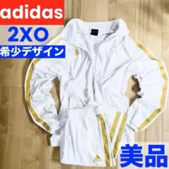 美品　アディダス　トラックジャケット　白　adidas ジャージ　セットアップ