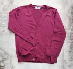 CAMPURE ワインレッド 制服 カーディガン XL