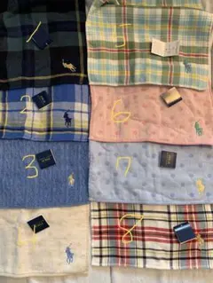 購入番号指定要 新品未使用 ハンドタオル ラルフローレン