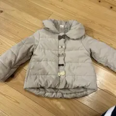 プティマイン　中綿リボンジャケット100cm②