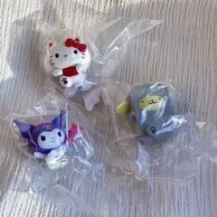 ハローキティ・ポムポムプリン・クロミちゃん3体セット