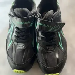 MOONSTAR SUPERSTAR スニーカー ブラック/グリーン