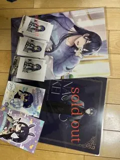 長尾景セット売り クリアファイル ポストカード チェキ