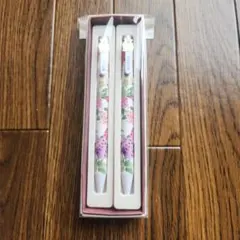 花柄ボールペン 2本セット　KOREA