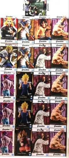 Grandista　まとめ売り　21点セット　ナルト　ワンピース　オマケ付き