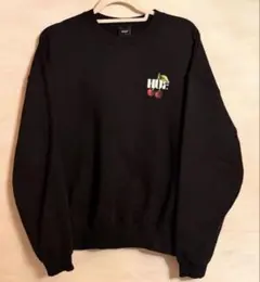 HUF チェリー スウェット トレーナー ブラックのサムネイル