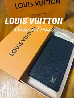 Louis Vuitton ブラック長財布 ICチップ 箱&保存袋付 フランス製