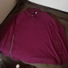 80s LAND'S END ロングスリーブ ポロシャツ made in USA