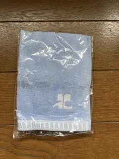 courreges タオルハンカチ ブルー