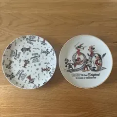 ミッキーマウス 90周年プレート 2枚セット