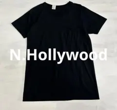 N.Hollywood クルーネック 胸ポケット Tシャツ　黒のサムネイル