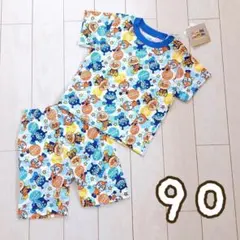 新品★訳あり★アンパンマン半袖パジャマ 90 ドキンちゃん バイキンマン