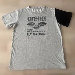 arena Tシャツ Sサイズ グレー×ブラックのサムネイル