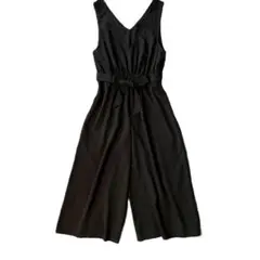 CECIL McBEE Vネック ワイドパンツ オールインワン リボンベルト Fのサムネイル