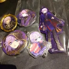 ツイステッドワンダーランド エペル アクリルキーホルダー とバッチ5点セット