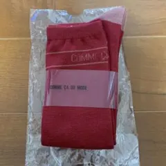 コムサでモード　靴下　22~24cm レッド