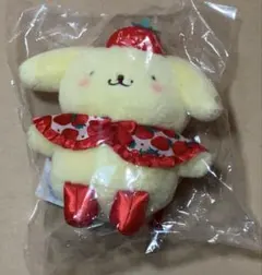 サンリオ☆ポムポムプリン☆マスコット☆いちご新聞５０周年☆