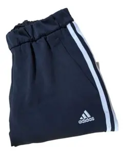 adidas パンツ 黒 サイドストライプ