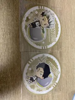 ハイキュー！　アニメイトカフェ　コースター　木兎&赤葦
