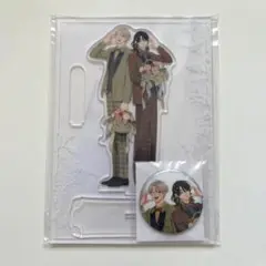 ボーイズラブトーキョー BLT アクリルスタンド 缶バッジ ピンクハートジャム